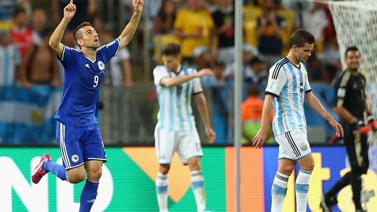 عکس: برد خفیف آرژانتین برابر بوسنی