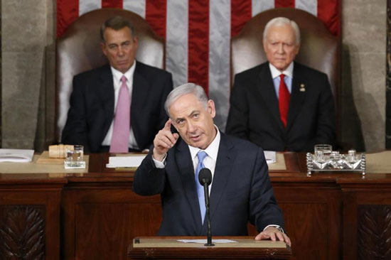 سخنرانی جنجالی نتانیاهو در کنگره +عکس
