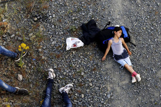 عکس: فرار از سوریه به سمت اروپا