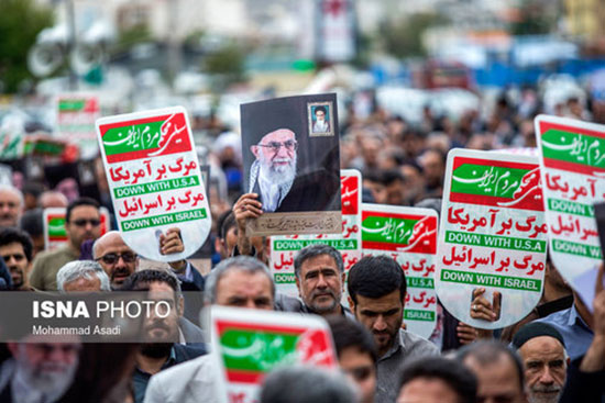 تجمع علیه آمریکا در تمام ایران