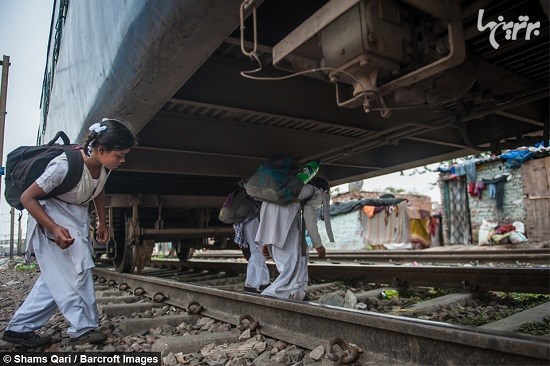 زندگی خطرناک ساکنان محلات راه آهن دهلی