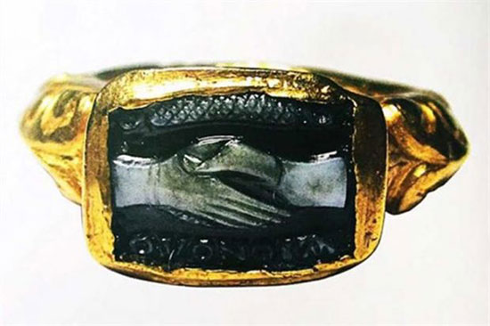 حلقه‌های ازدواج رومیان باستان با ظاهری امروزی