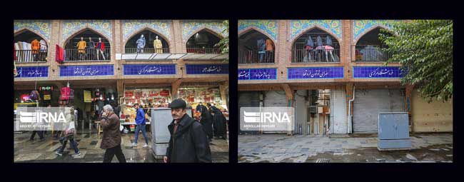 تصاویر؛ تهران در روزهای قبل و بعد از کرونا