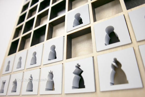 شطرنج دیواری! +عکس