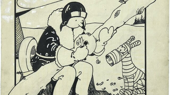 فروش ۱.۱۲میلیون دلاری اولین نقاشی تن‌تن
