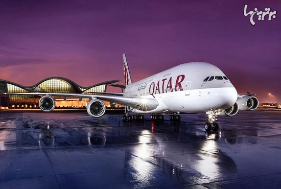 هواپیمای بیزینس کلاس هواپیمایی قطر