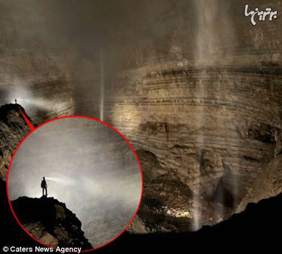 یک غار عظیم و باشکوه در چین +عکس