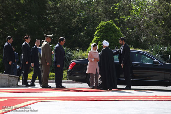 عکس: استقبال رسمی از «پارک گئون هی»