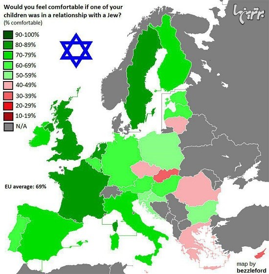 نژادپرست‌ترین کشورهای اروپایی کدام هستند؟