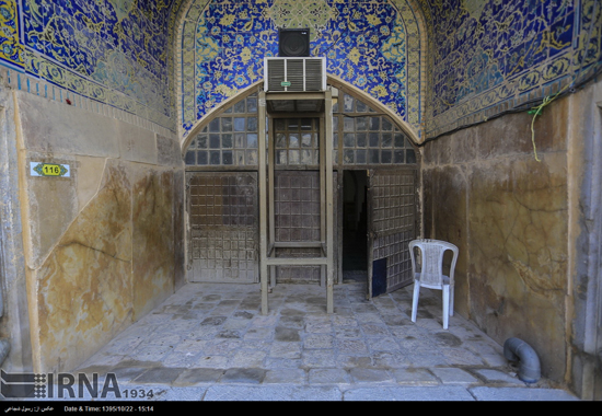 سازه کشف شده زیر میدان امام اصفهان
