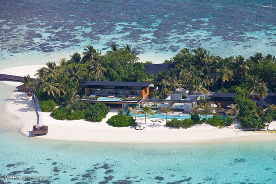 هتل جزیره‌ای رویایی در مالدیو +عکس