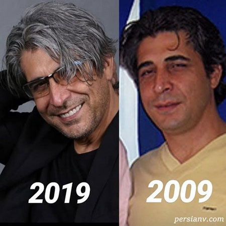 چهره‌های ایرانی در چالش عکس ۱۰ سال قبل
