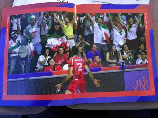 تمجید هواداران ایرانی توسط FIVB