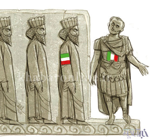 کارتون: استقبال تاریخی از روحانی!