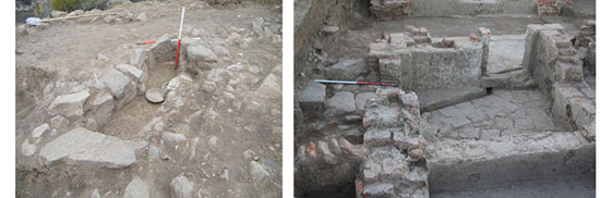 کشف یک حمامِ اسلامی در قلعه آلاجوق اردبیل