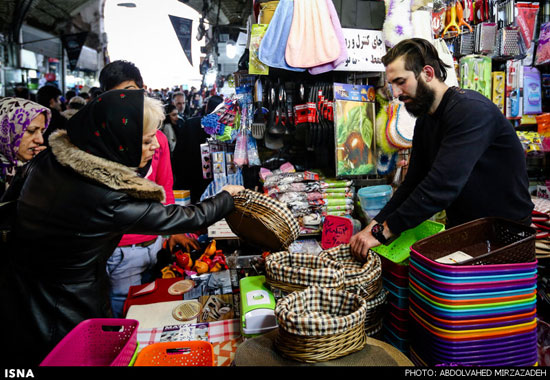 عکس: جنب و جوش بازار تهران در دقیقه 90
