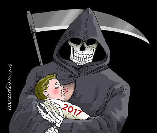 کاریکاتور: سال نو تسلیت باد!