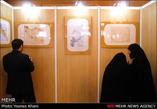 عکس: رونمایی از نقشه های تاریخ ایران