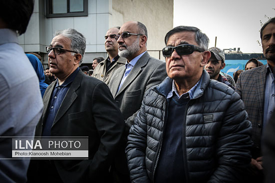 چهره‌های سیاسی در مراسم تشییع اعظم طالقانی