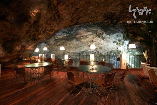 رستوران زیبای ایتالیایی در داخل غار+ عکس