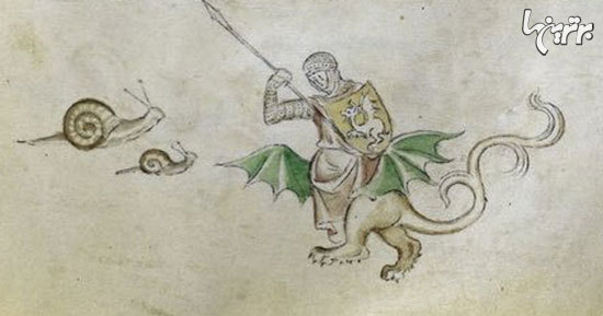تصاویر عجیبی که در هنر قرون وسطی دیده می‌شد