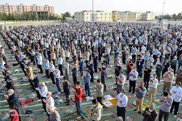 اقامه نماز عید فطر در سراسر ایران در دوران کرونا