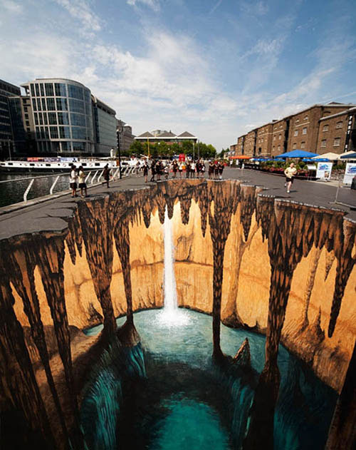 خلاقیت سه بعدی در هنر خیابانی +عکس