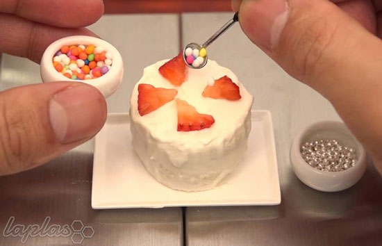 کوچکترین کیک ها در کوچکترین آشپزخانه دنیا