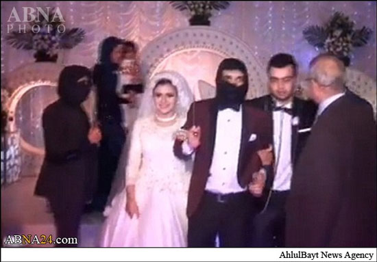 جشن عروسی به سبک داعش! +عکس