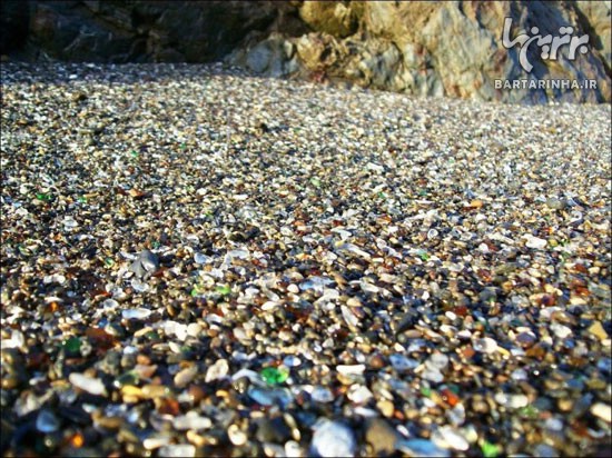 آیا تابحال ساحل شیشه ای دیده اید؟! +عکس