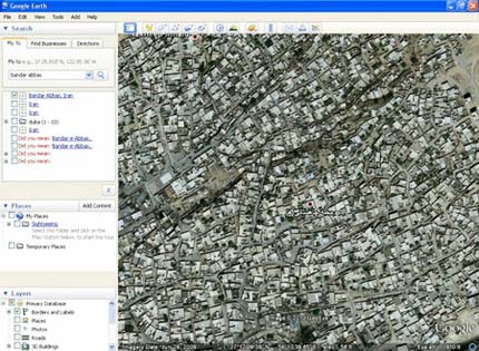تفاوت دبی و بندر عباس از نگاه گوگل