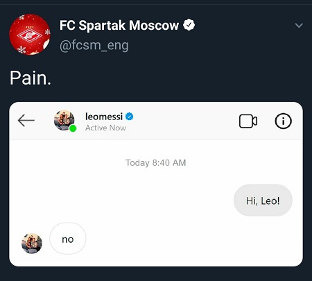 شوخی جالب باشگاه روسی با مسی