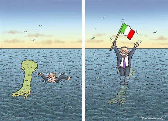 کاریکاتور: بازگشت سیاستمدار عیاش به قدرت!