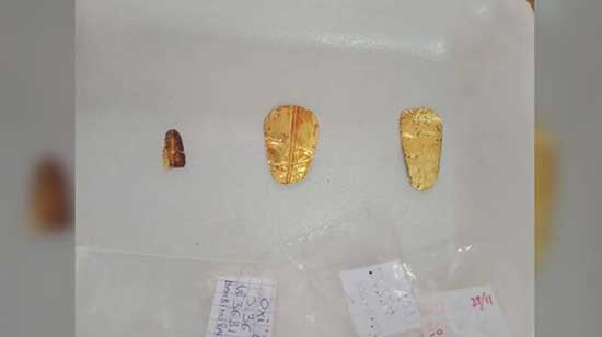 کشف مومیایی‌های مصری با زبانی از جنس طلا