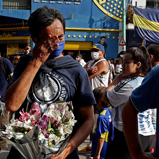 ناراحتی مردم آرژانتین از درگذشت دیگو مارادونا