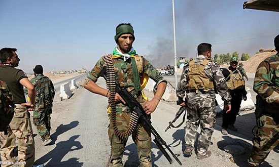 استقبال کردهای کرکوک از ارتش عراق