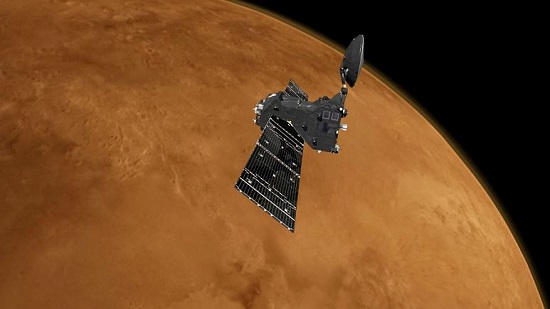 کشف دی‌اکسید‌کربن و اُزون در مریخ