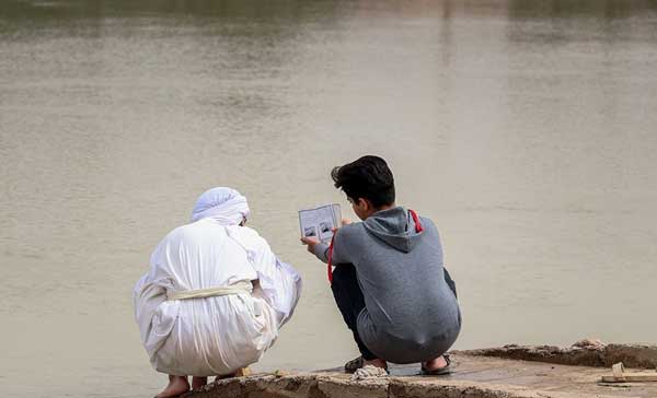 تصاویری از عید پنجه منداییان در خوزستان