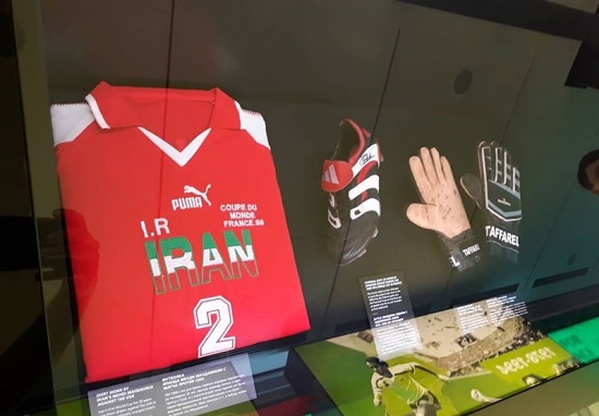 پیراهن مهدوی‌کیا و تیم ملی در موزه فیفا