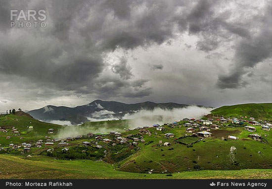 طبیعت جاده اسالم به خلخال