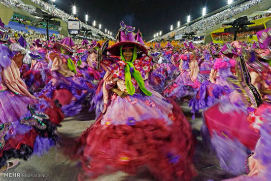عکس: جشنواره دیدنی سامبا در ریودوژانیرو