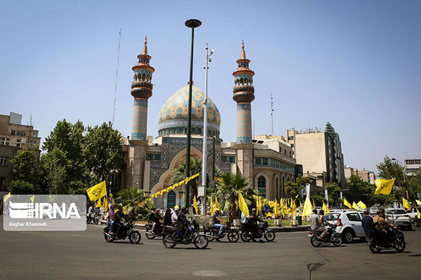 تصاویرِ برگزاری خودجوشِ مراسم روز قدس در تهران