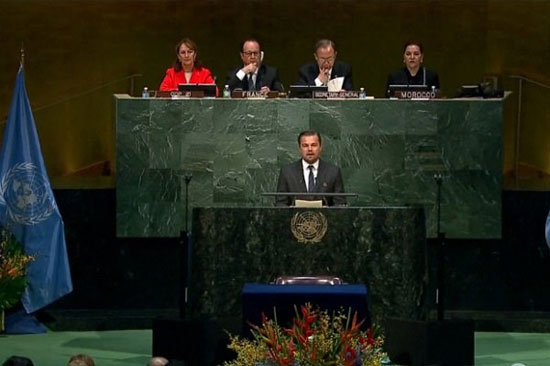 سخنرانی پر حرارت «لئو» در سازمان ملل