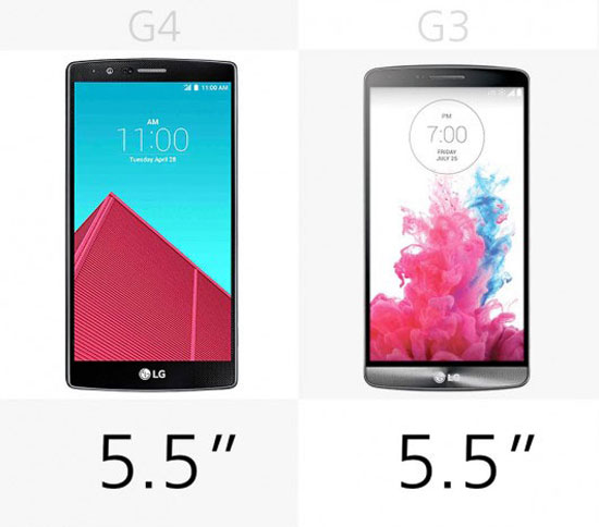 مقایسه کامل اسمارت فون LG G4 با LG G3