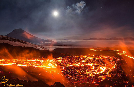 تصاویر: رودخانه اي از آتش