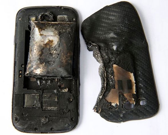 Galaxy S3 خودبه‌خود منفجر شد! +عکس