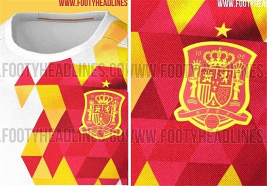 رونمایی از پیراهن اسپانیا برای یورو 2016
