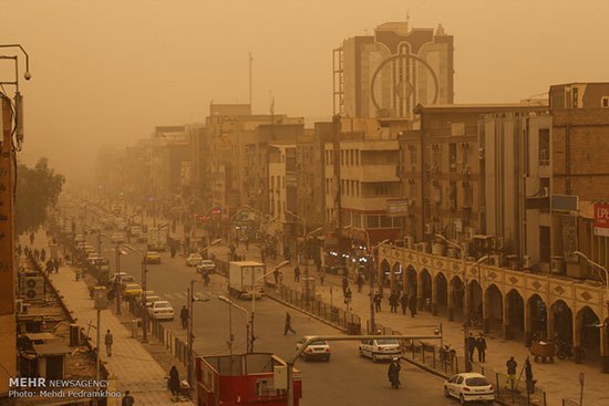 آلودگی شدید هوا در جنوب و غرب کشور