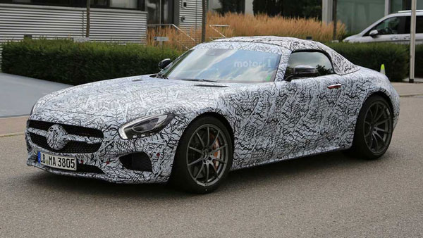 تصاویر جاسوسی از مرسدس AMG GT C رودستر