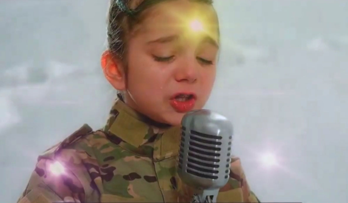 آواز سوزناک دختربچه اوکراینی برای صلح